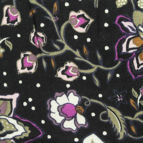 Bold Floral Viscose Stretch Knit Fabric