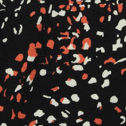 Printed Viscose Stretch Knit Fabric
