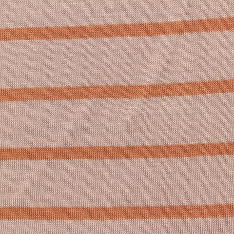 Orange Horizontal-Stripe Knit