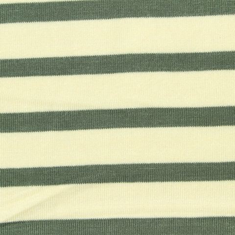 Striped Viscose Stretch Knit Fabric