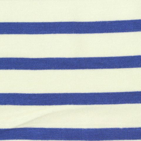 Striped Viscose Stretch Knit Fabric