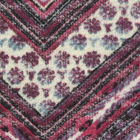 Jacquard 100% Polyester Knit Fabric