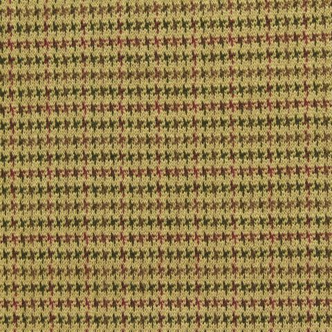 Plaid Polyester Knit Fabric