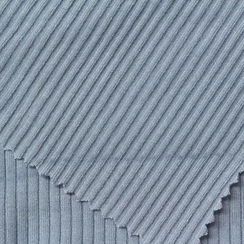 Viscose Stretch Rib Knit Fabric
