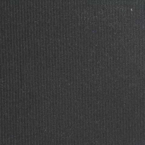 Brushed Polyester Stretch Rib Knit Fabric