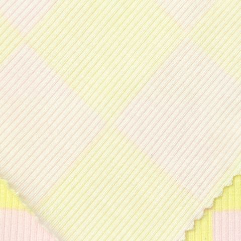 Viscose Stretch Rib Knit Fabric
