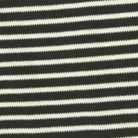 Fine Striped Polyester Stretch Knit Fabric