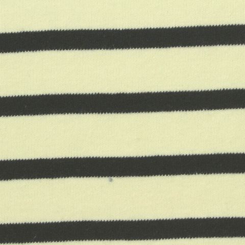 Striped 100% Cotton Interlock Knit Fabric