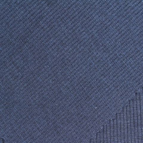Heather Polyester Viscose Stretch Rib Knit Fabric