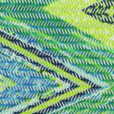 Green Chevrons Lace, Nylon