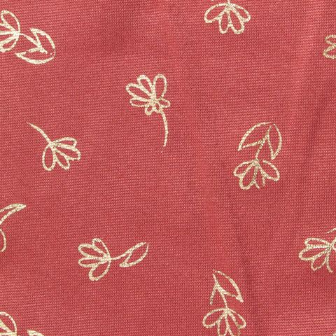 Floral Polyester Stretch Milk Silk Knit Fabric