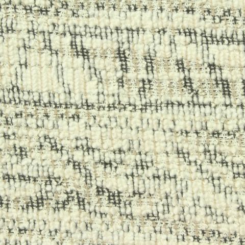 Dark Grey Abstract Bouclé, Cotton-Poly