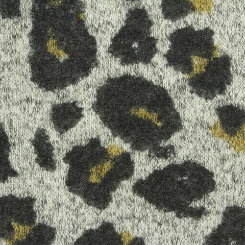 Animal Print Viscose Polyester Stretch Knit Fabric