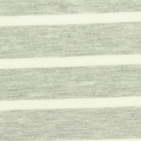 Striped Viscose Polyester Stretch French Terry Fabric