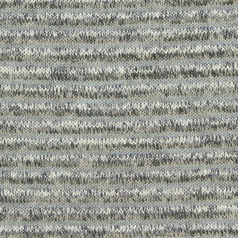 Striped Polyester Viscose Stretch Knit Fabric