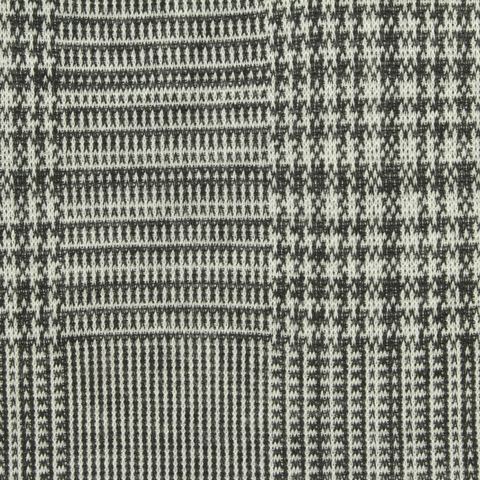 Bold Plaid Polyester Stretch Knit Fabric