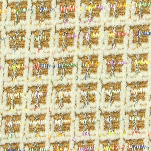 Jacquard Polyester Metallic Stretch Bouclé Fabric
