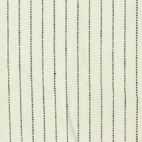 Black Vertical-Stripe Woven, Linen-Viscose
