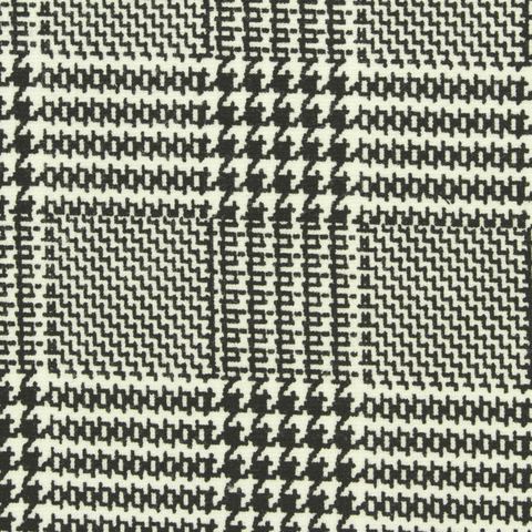 Bold Plaid Polyester Viscose Stretch Ponte Knit Fabric