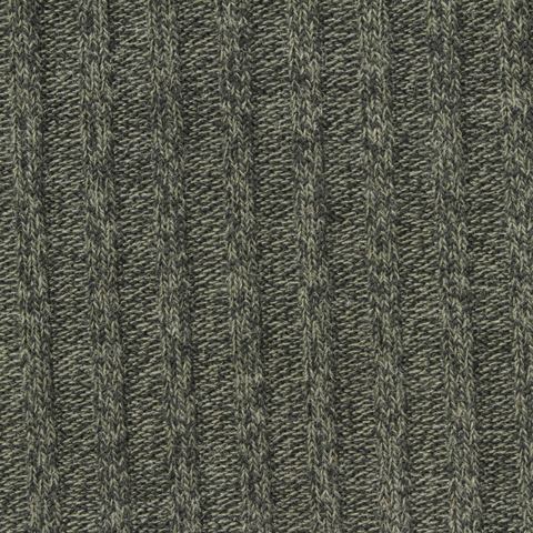 Heather Brushed Polyester Viscose Stretch Rib Knit Fabric