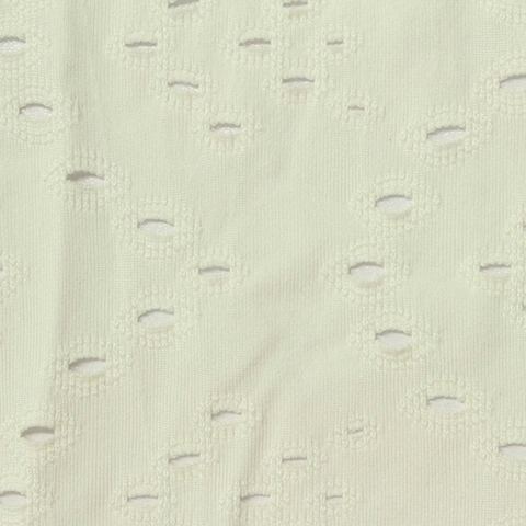 Off-White Geometric Jacquard, Polyester
