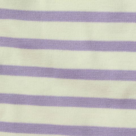 Striped Viscose Polyester Stretch Ponte Knit Fabric