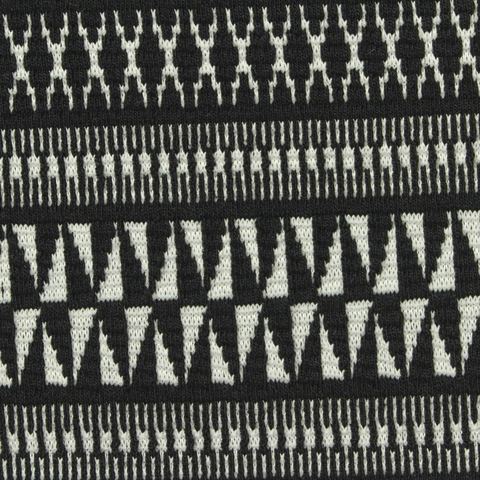 Jacquard Polyester Stretch Knit Fabric