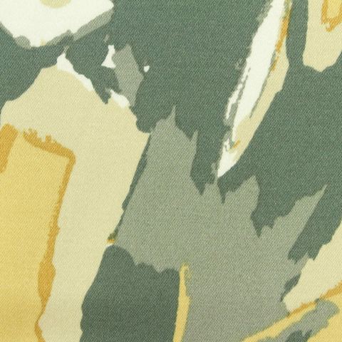 Camo Cotton Viscose Stretch Sateen Fabric