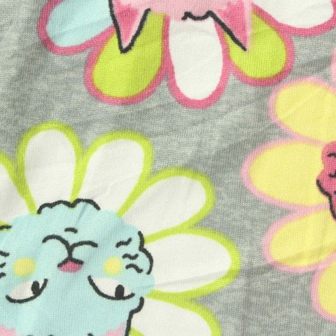 Bold Floral Brushed Polyester Stretch Milk Silk Knit Fabric