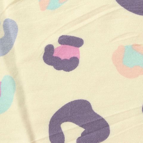 Purple Leopard Jersey Knit, Viscose