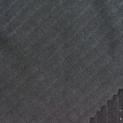 Dark Grey Tone-on-Tone Diamond Fleece, Polyester