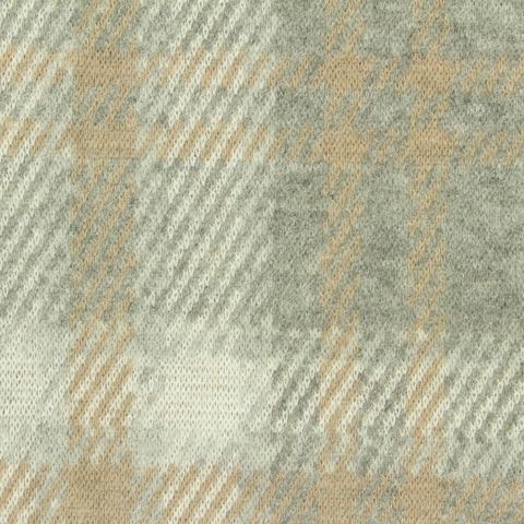 Bold Plaid Polyester Viscose Stretch Knit Fabric