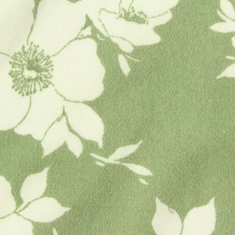 Bold Floral 100% Polyester Woven Fabric