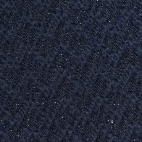 Jacquard Polyester Metallic Stretch Knit Fabric