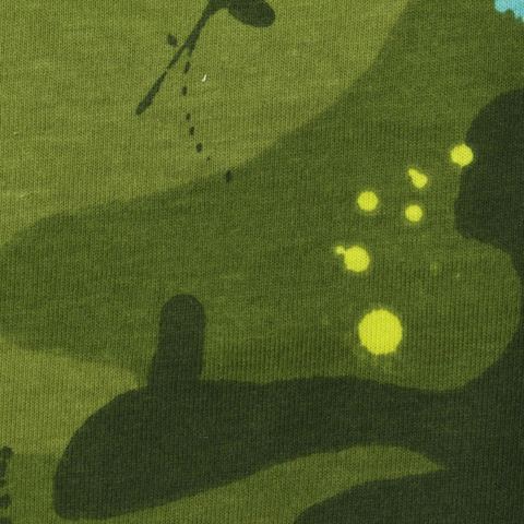 Camo Cotton Polyester Jersey Knit Fabric