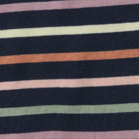 Striped Viscose Stretch Jersey Knit Fabric