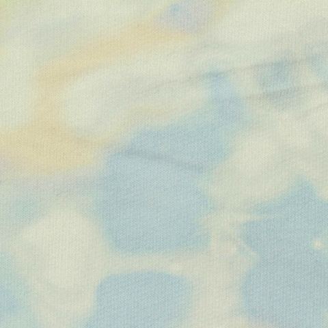Printed Polyester Viscose Stretch French Terry Fabric