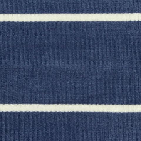 Bold Striped Polyester Viscose Stretch Jersey Knit Fabric