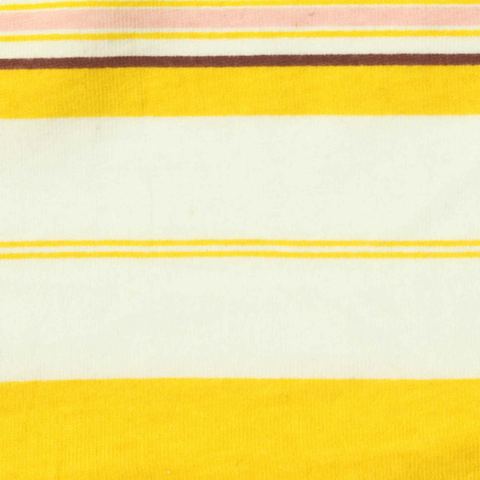 Bold Striped Cotton Polyester Jersey Knit Fabric
