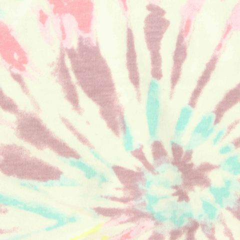 Pink Abstract Jersey Knit, Cotton-Poly