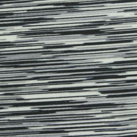 Striped Polyester Stretch Jersey Knit Fabric