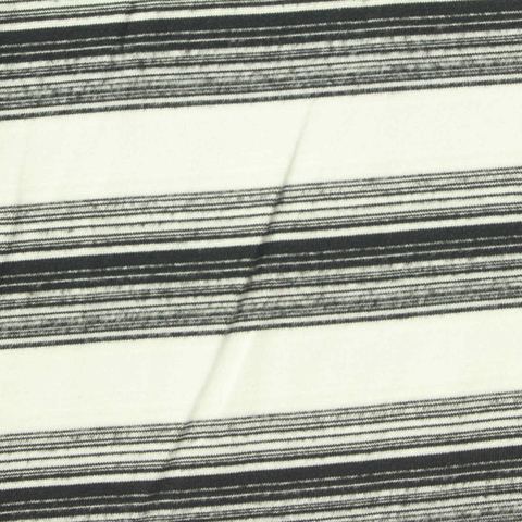 Striped Polyester Stretch Knit Fabric
