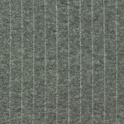 Fine Striped Cotton Polyester Stretch Interlock Knit Fabric