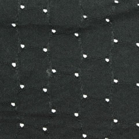 Fine Dotted Polyester Stretch Knit Fabric