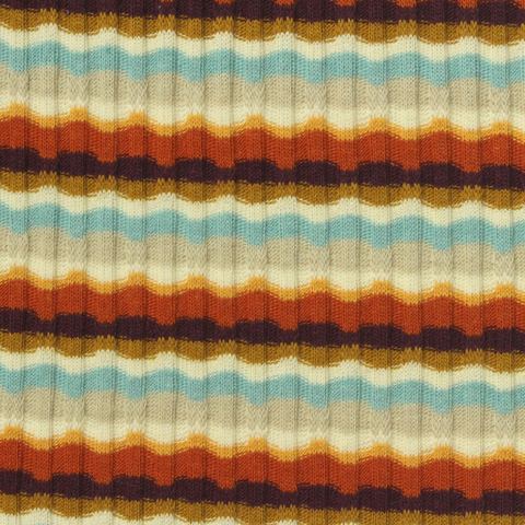 Jacquard Cotton Polyester Knit Fabric