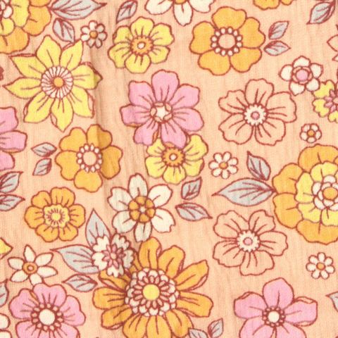 Bold Floral Cotton Polyester Woven Fabric