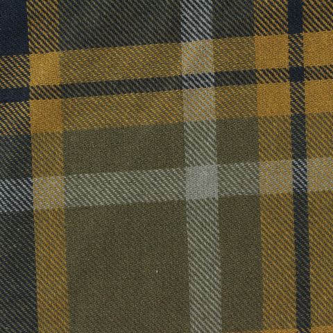 Bold Plaid Cotton Polyester Woven Fabric