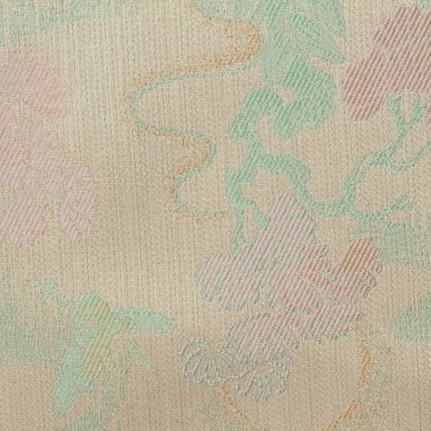 Pastel Pink Floral Jacquard, Polyester