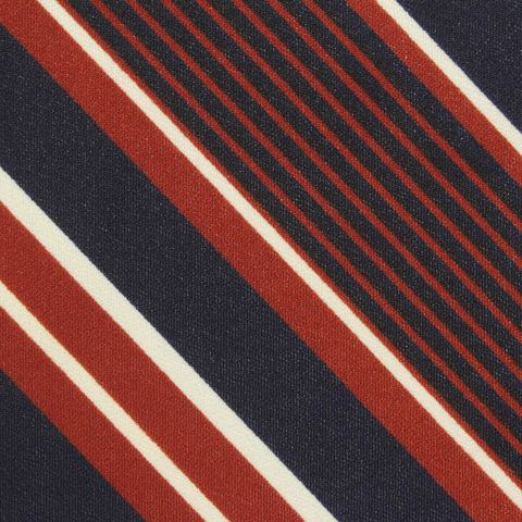 Striped Polyester Stretch Knit Fabric