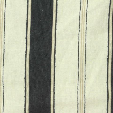 Striped Linen Viscose Woven Fabric